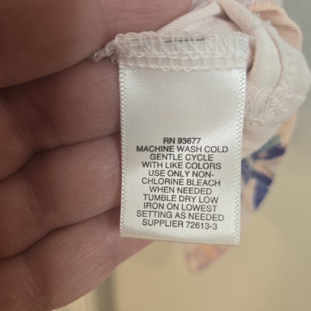 Liz Claiborne Pink Floral Sleeveless Camisole - Picture 5 of 7